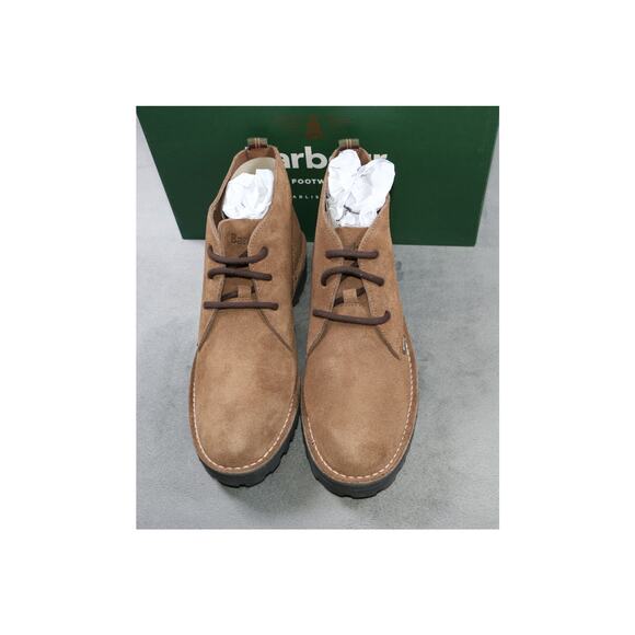 Barbour Hobart Chukka Shoes Mens Size 12 Boots Euro 45 UK 11 Lug Sole Suede main image 7
